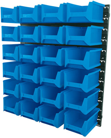 24 Bin Wall Storage Unit (Large Bins)