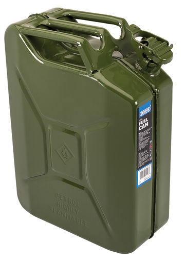 20L Steel Fuel Can (Green)