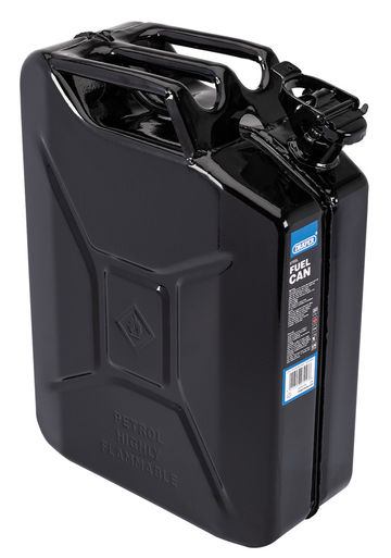 20L Steel Fuel Can (Black)