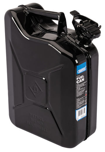 10L Steel Fuel Can (Black)