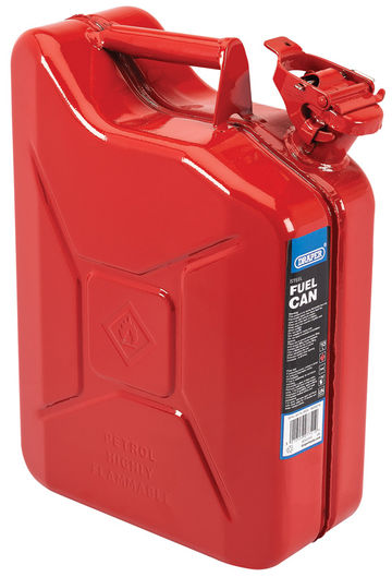 10L Steel Fuel Can (Red)