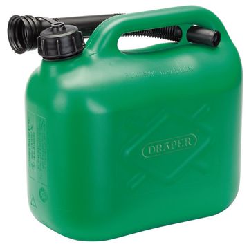 Plastic Fuel Can, 5L, Green