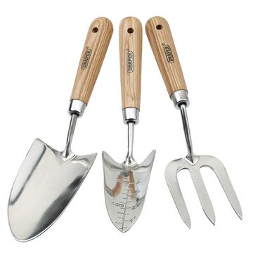 Stainless Steel Hand Fork and Trowels Set with