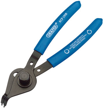 Bent Nose Reversible Circlip Pliers