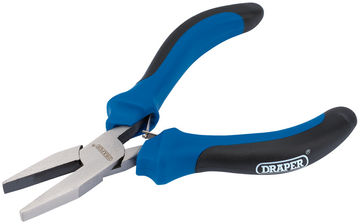 115mm Soft Grip Flat Nose Mini Pliers