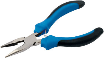 125mm Soft Grip Long Nose Mini Pliers