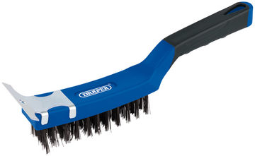 Wire Scratch Brush with Scraper (285mm)