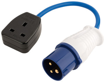 230V Adaptor Lead (16A Plug to 13A Socket)