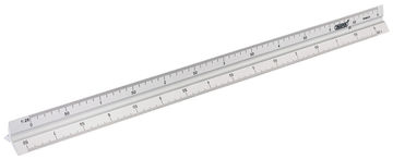 Aluminium Triangle Scale Rule (300mm)