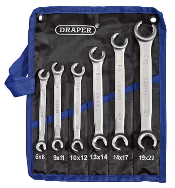 Flare Nut Spanner Set (6 piece)