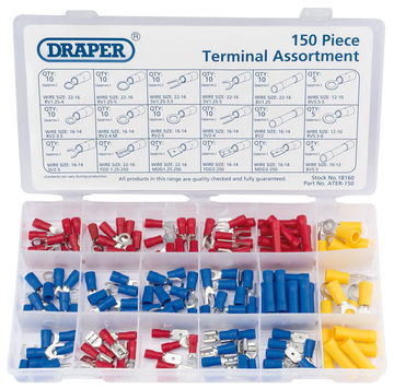 Insulated Terminal Assortment (150 Piece)