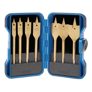 Titanium Nitride Coated Flat Wood Bit Set (7