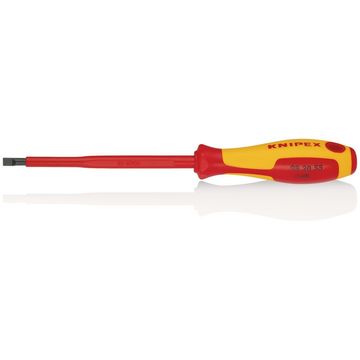 KNIPEX 98 20 55 VDE Insulated Slotted Screwdriver, 5.5 x 125mm