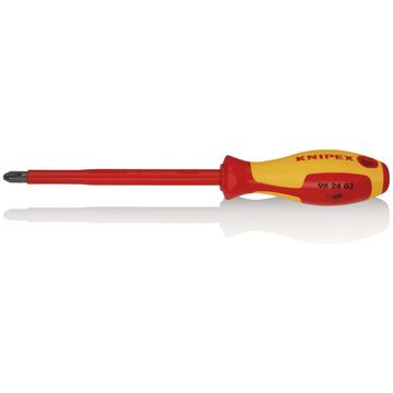 KNIPEX 98 24 03 VDE Insulated Screwdriver, PH3 x 150mm