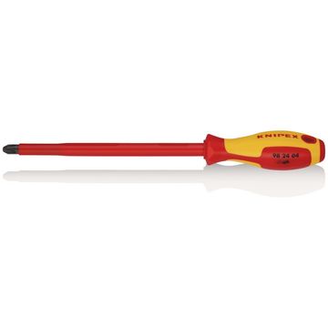 KNIPEX 98 24 04 VDE Insulated Screwdriver, PH4 x 200mm