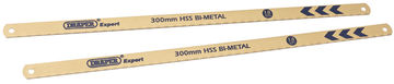 2 x 300mm 18tpi Bi-Metal Hacksaw Blades