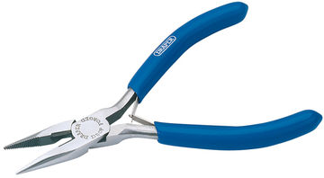 115mm Spring Loaded Long Nose Pliers