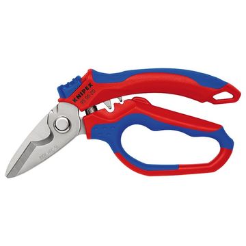 KNIPEX 95 05 20 SB Angled Electricians Shears, 160mm