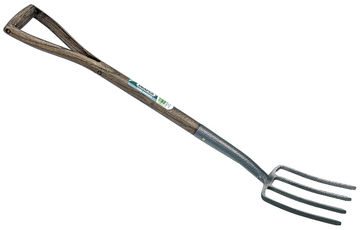 Young Gardener Digging Fork with Ash Handle