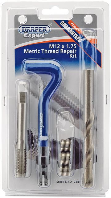 M12 x 1.75 Metric Thread Repair Thread Kit