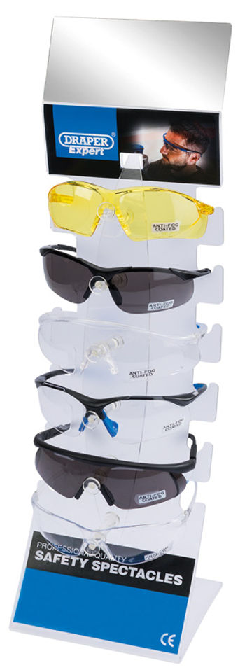 Countertop Display of Six Safety Spectacles