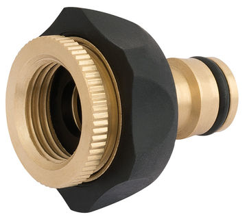 Brass and Rubber Tap Connector (1/2