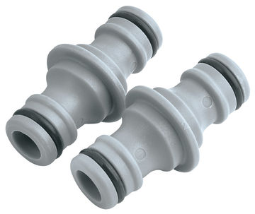 Two-Way Hose Connector (twin pack)