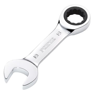 Draper HI-TORQ® Metric Stubby Ratchet Combination Spanner, 19mm