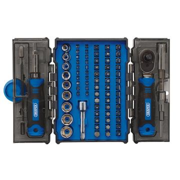 Ratchet and Screwdriver Bit Set (78 Piece)