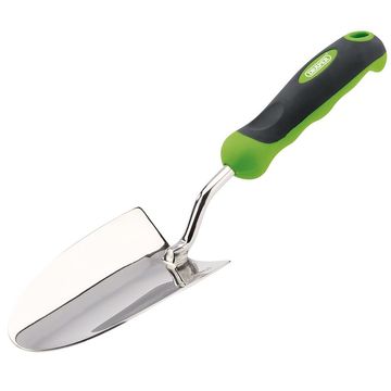 Trowel with Stainless Steel Scoop and Soft Grip
