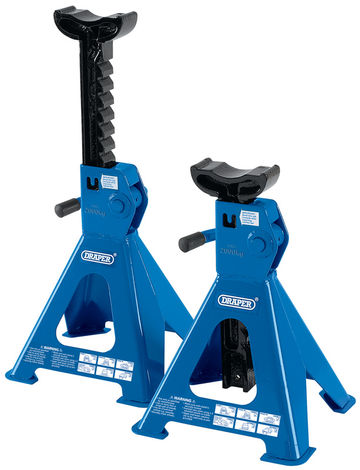 2 Tonne Ratcheting Axle Stands (Pair)