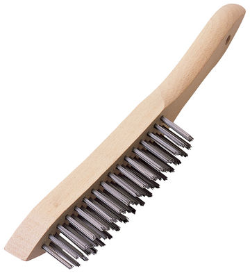 Heavy Duty 4 Row Wire Scratch Brush (310mm)