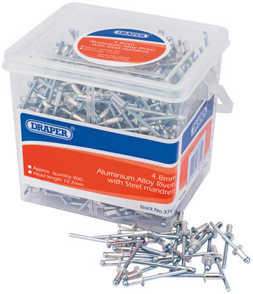 Tub of 800 (Approx ) 4.8mm Diameter Blind Rivets