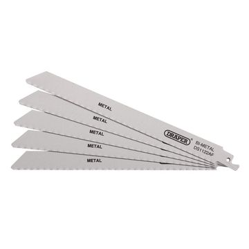 Bi-metal Reciprocating Saw Blades for Metal Cutting, 225mm, 24tpi (Pack of 5)