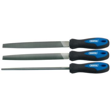 200mm Soft Grip Engineers File Set (3 Piece)