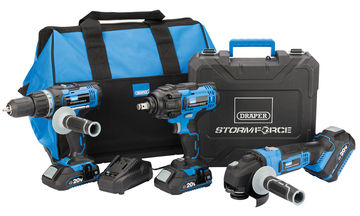 Draper Storm Force® 20V Cordless Mega Kit