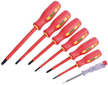 Fully Insulated Screwdriver Set with Mains