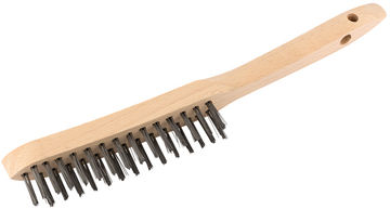 2 Row Wire Scratch Brush (290mm)