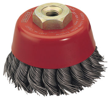 60mm x M10 Twist Knot Wire Cup Brush