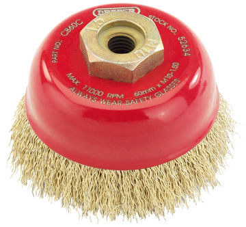 60mm x M10 Crimped Wire Cup Brush