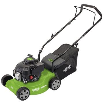 Composite Deck Petrol Lawn Mower, 390mm, 132cc/3.3HP