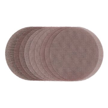 Mesh Sanding Discs, 150mm, Assorted Grit - 80G, 120G, 180G, 240G (Pack of 10)