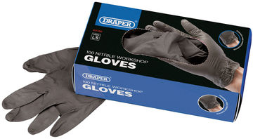 Workshop Nitrile Gloves (Box of 100)