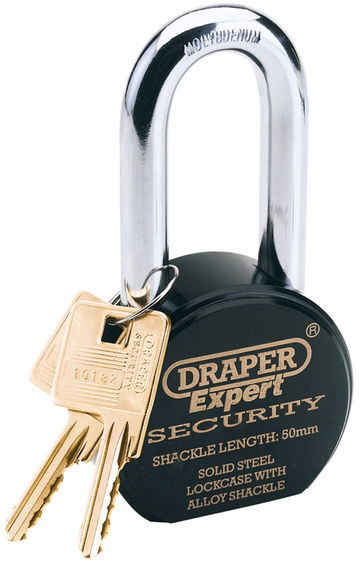 63mm Heavy Duty Stainless Steel Padlock and 2 Keys