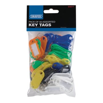 48 Key Tags of Assorted Colours