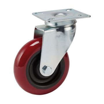 100mm Dia. Swivel Plate Fi x ing Polyurethane