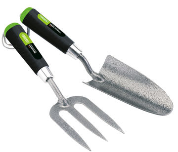 Carbon Steel Heavy Duty Hand Fork and Trowel