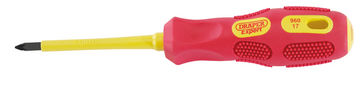 No.1 x 80mm Fully Insulated PZ Slot Screwdriver