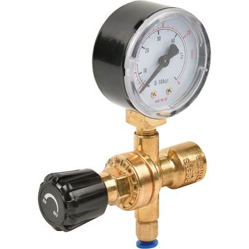 Gas Bottle Regulator with Gauge, 130 bar