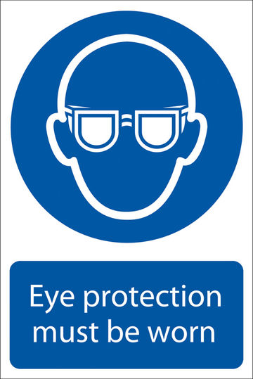 'Eye Protection' Mandatory Sign